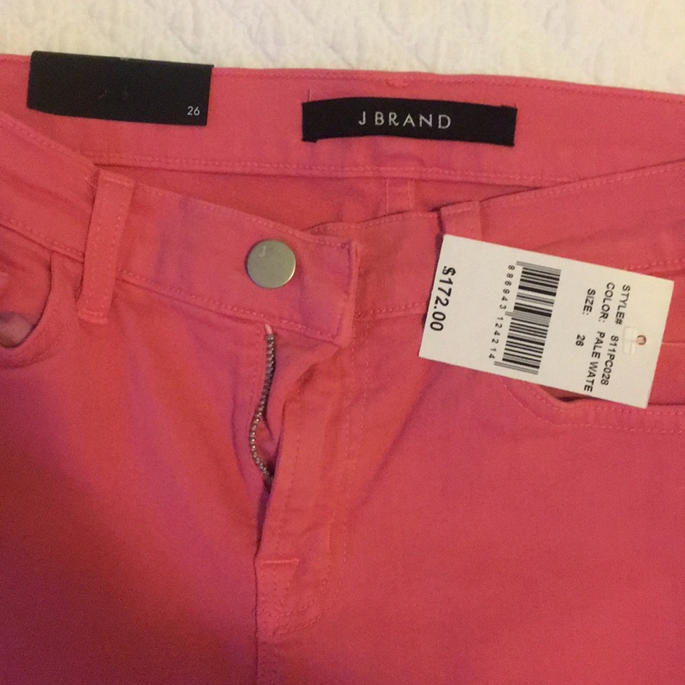J Brand Size 26 Pink Skinny Jeans